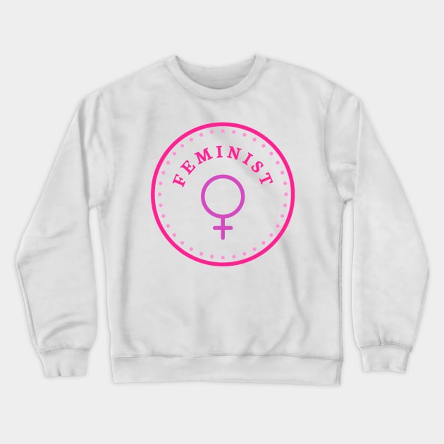 feminist circle Crewneck Sweatshirt by iambolders